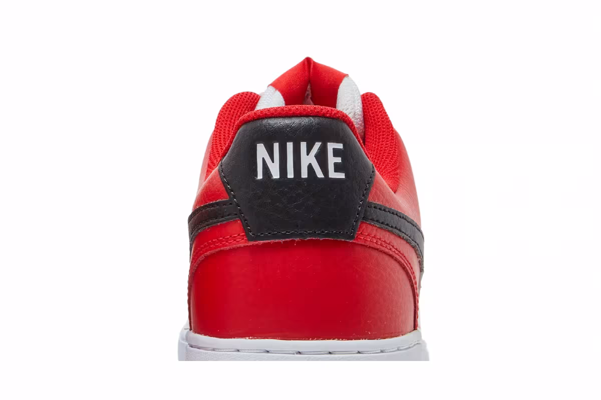 Nike Court Vision Low White University Red, view 8