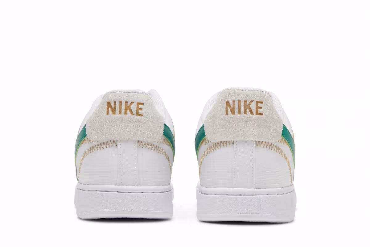 Nike Court Vision Low Premium First Use - White Green Noise, view 7