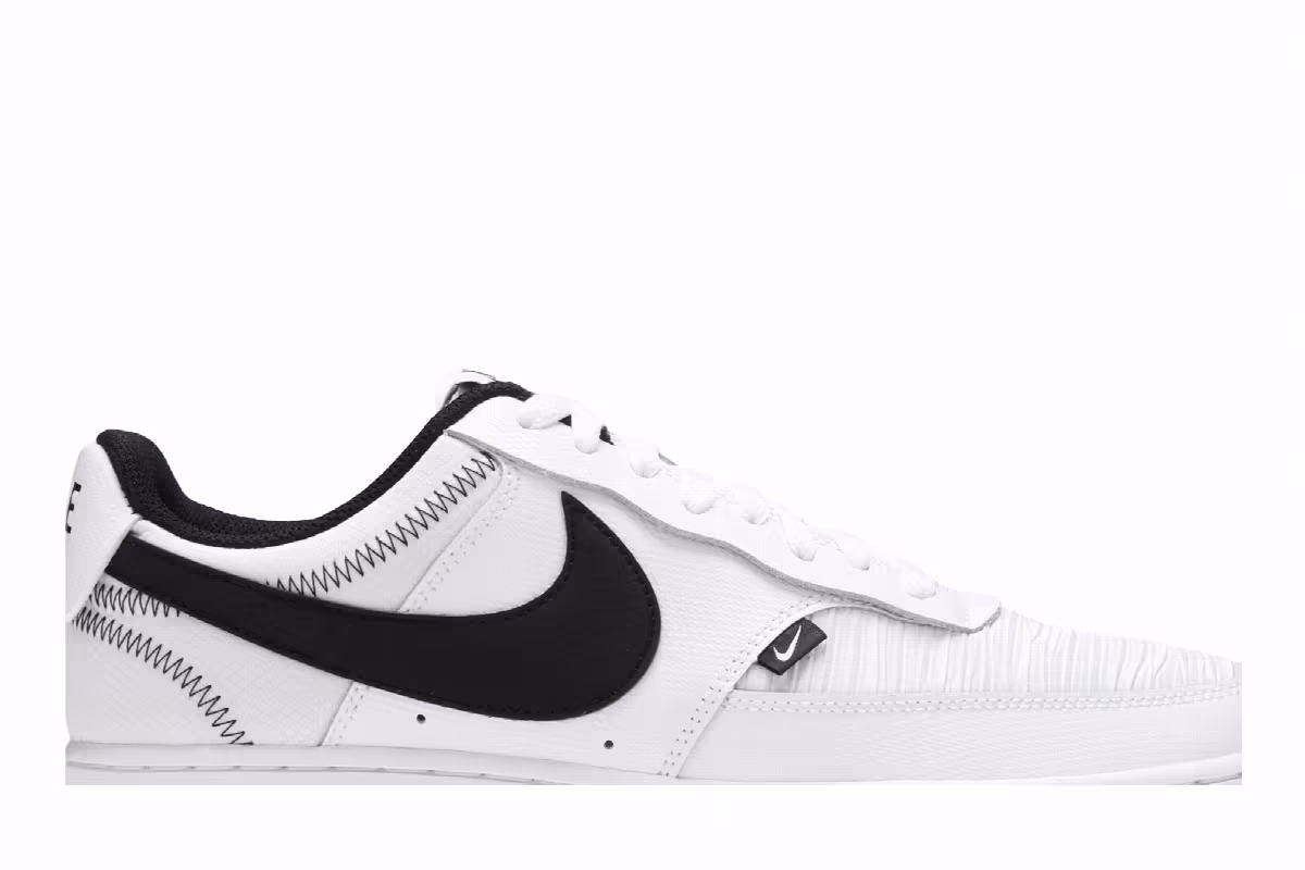 Nike Court Vision Low Premium White, view 3