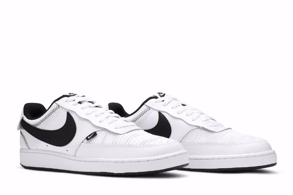 Nike Court Vision Low Premium White, view 9