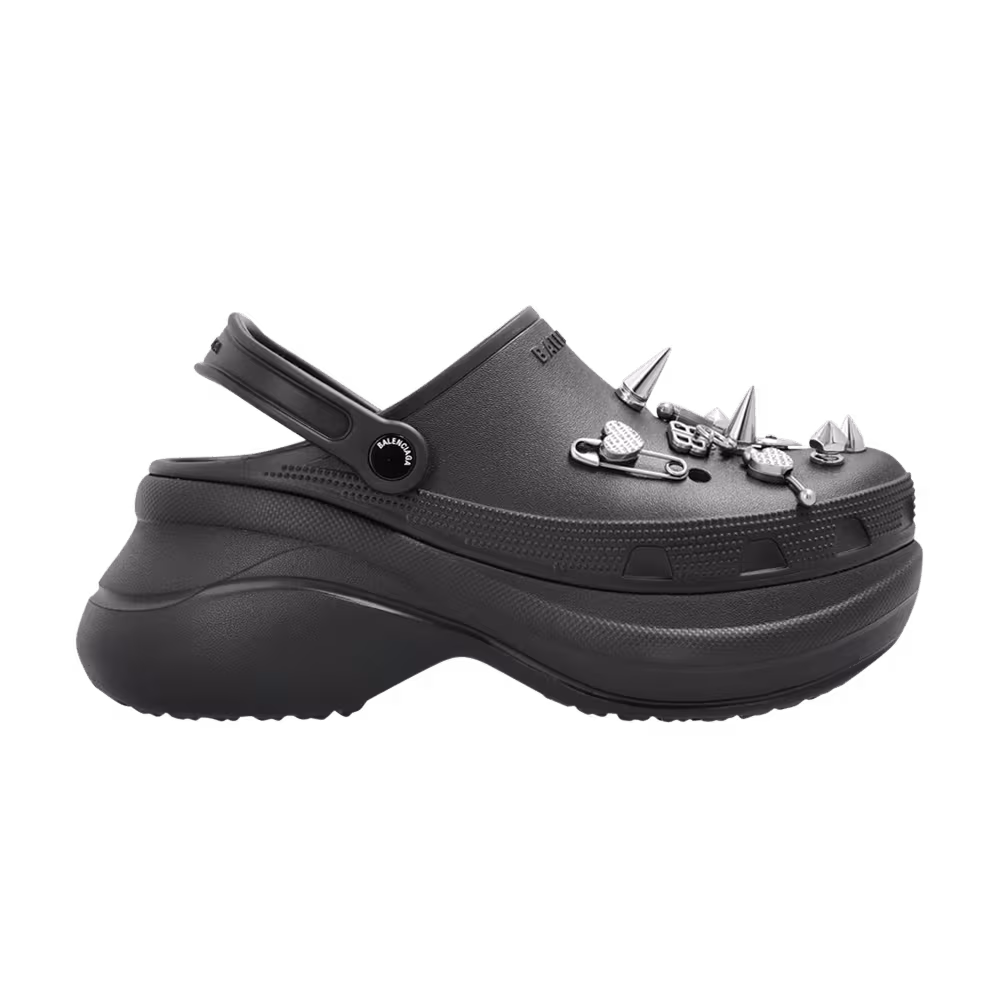 Balenciaga x Crocs Women's Jibbitz Punk Mule Black