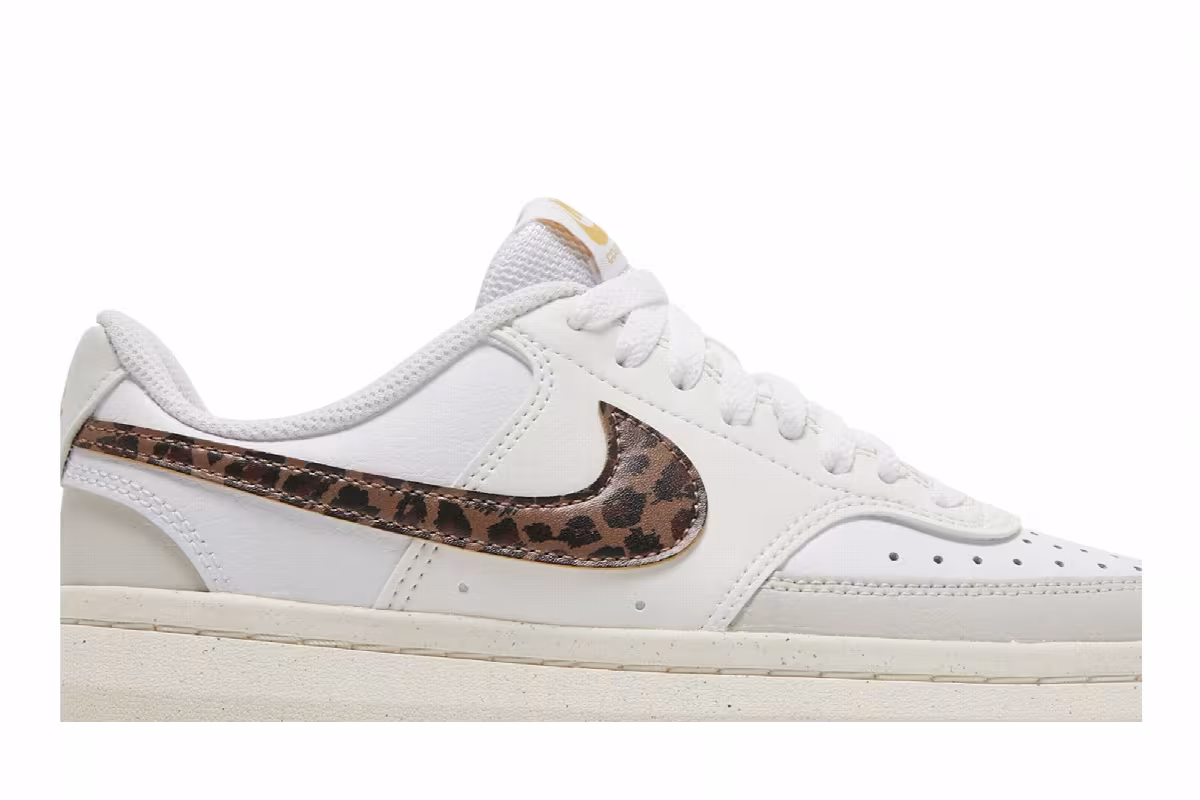 Nike Women's Court Vision Alta Leopard, view 3
