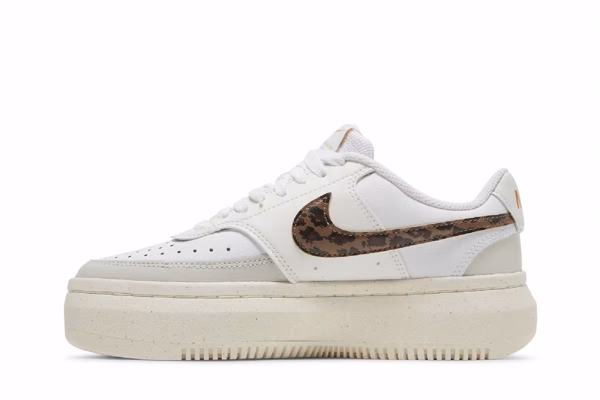 Nike Women's Court Vision Alta Leopard, view 4