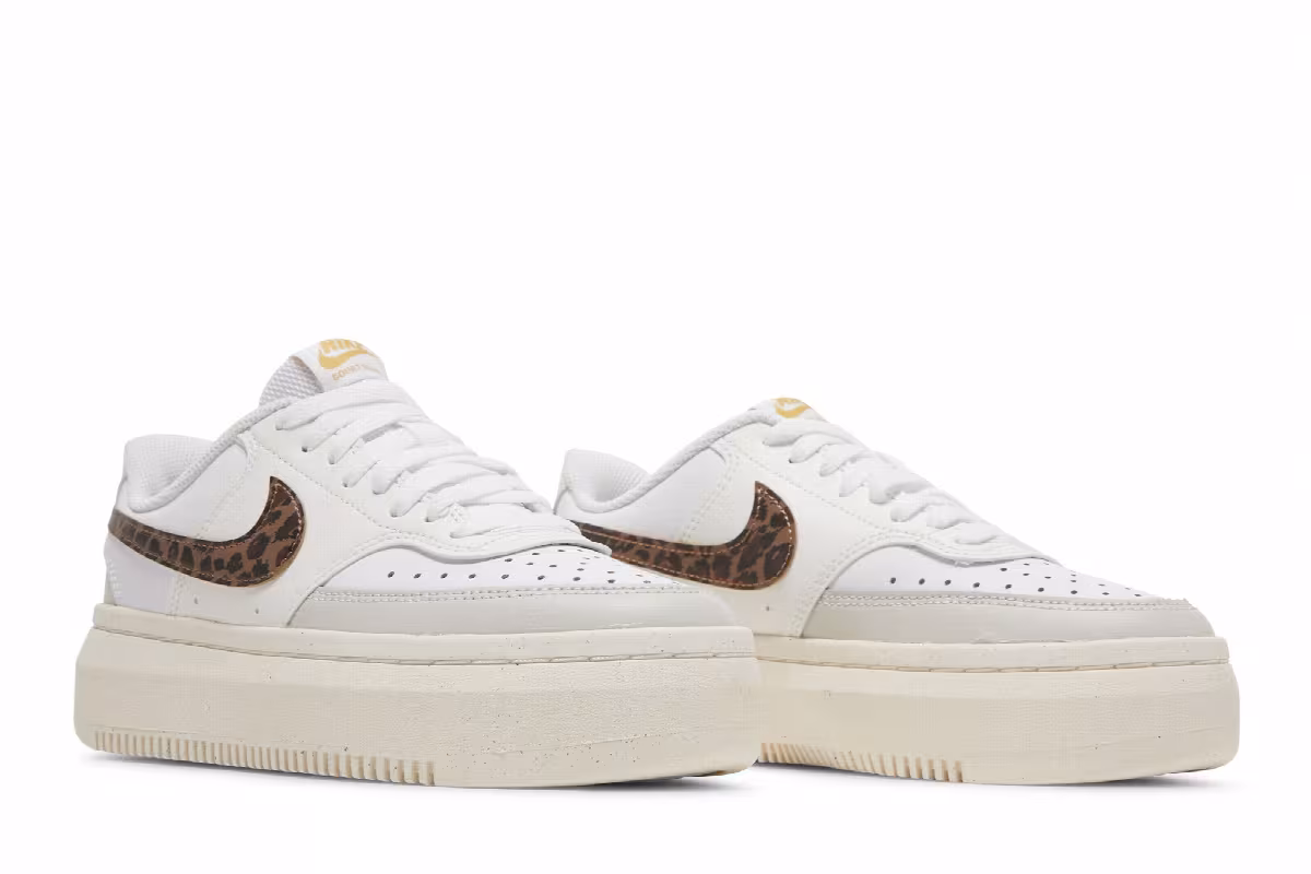 Nike Women's Court Vision Alta Leopard, view 9