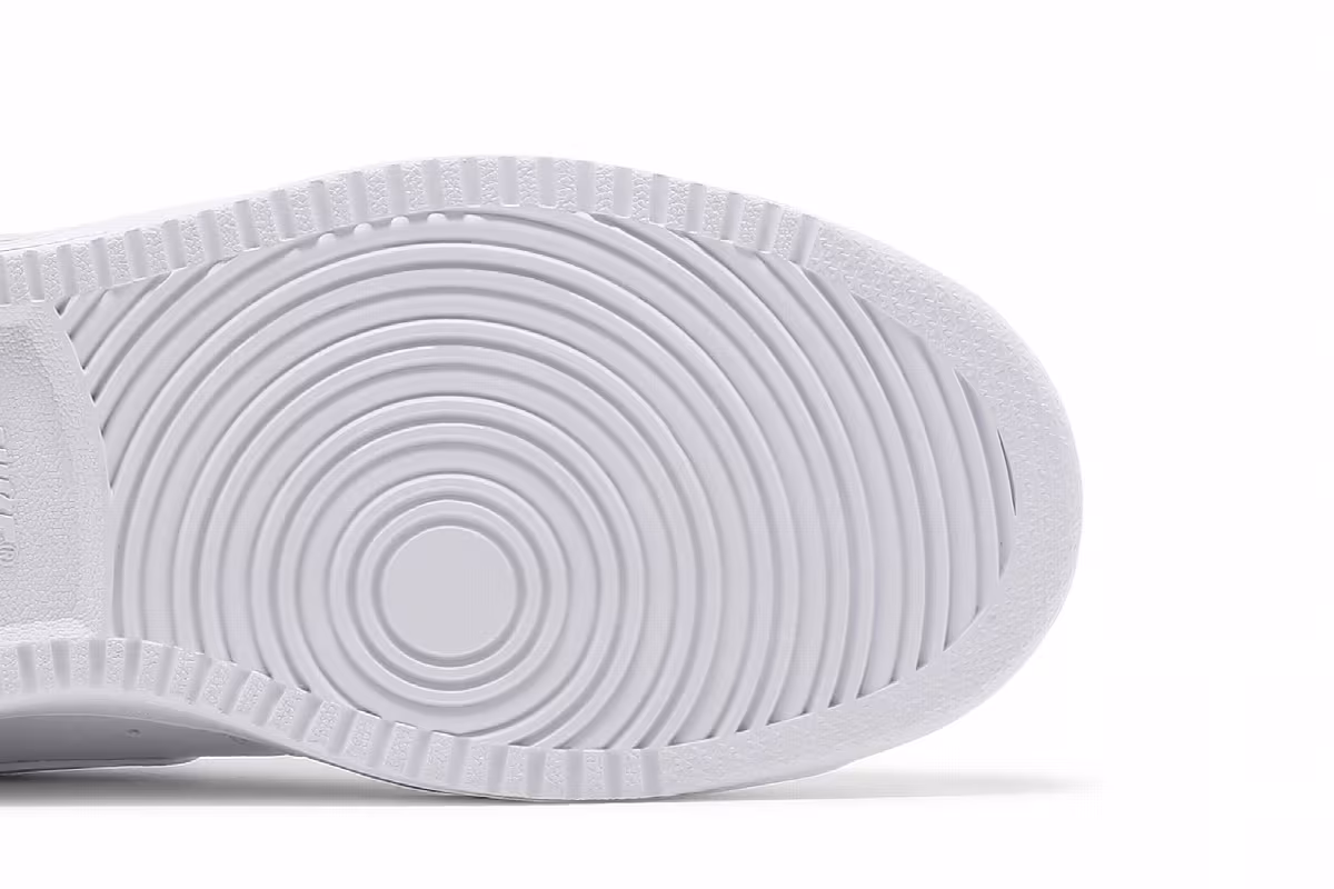 Nike Women's Court Vision Mid Triple White, view 6