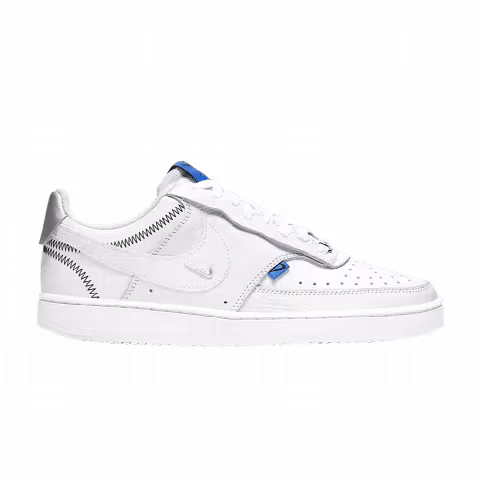 Nike Wmns Court Vision Low SE 'White Metallic Silver'