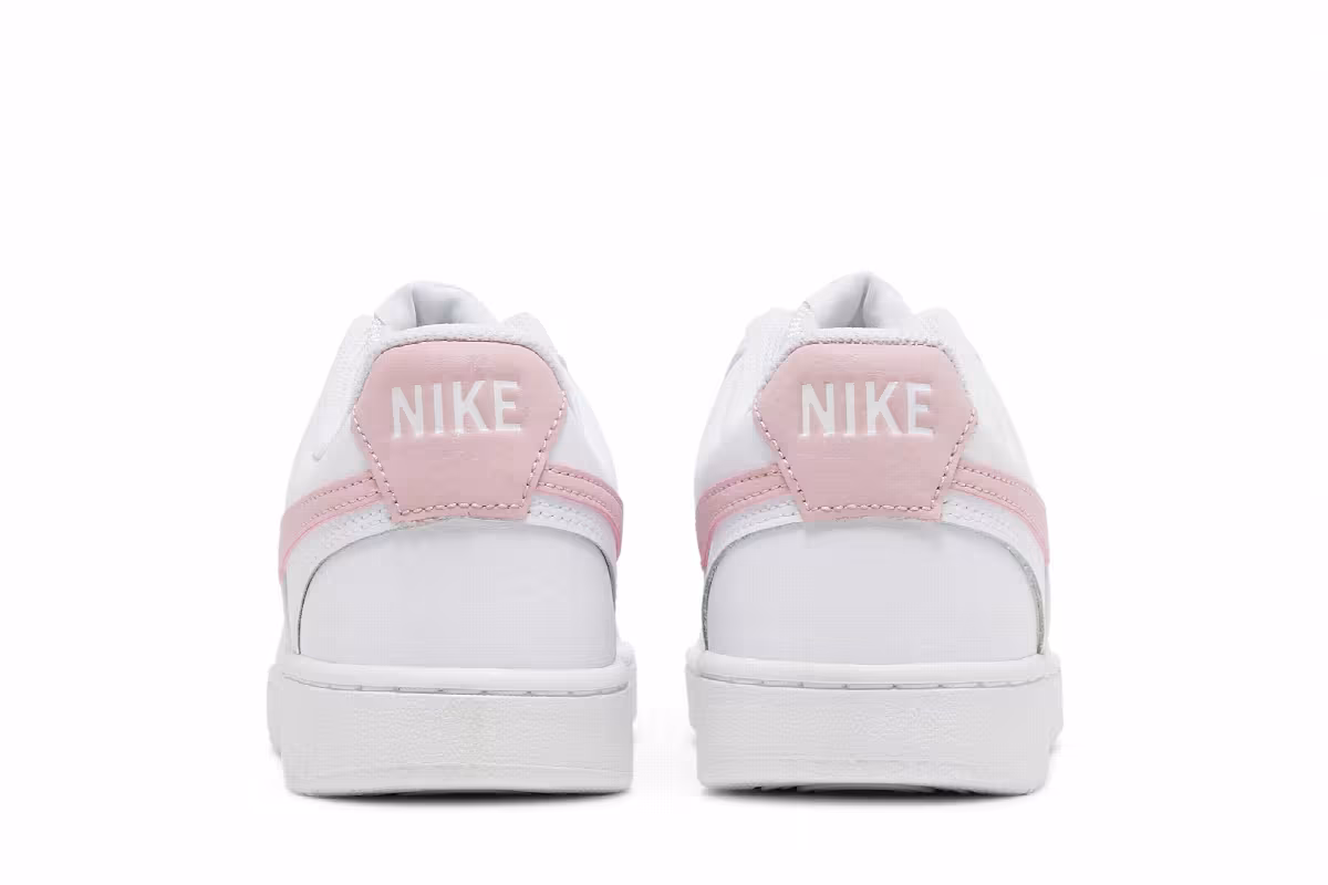 Nike Women's Court Vision Low White Pink Glaze, view 7