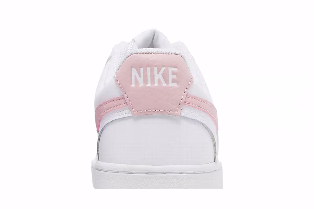 Nike Women's Court Vision Low White Pink Glaze, view 8
