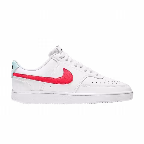 Nike Wmns Court Vision Low 'White Bright Crimson'