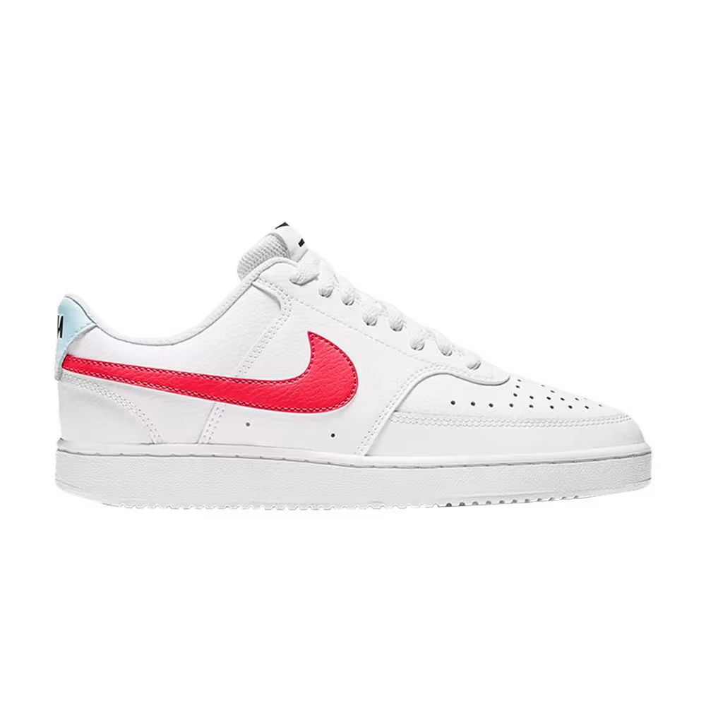 Nike Women's Court Vision Low White Bright Crimson