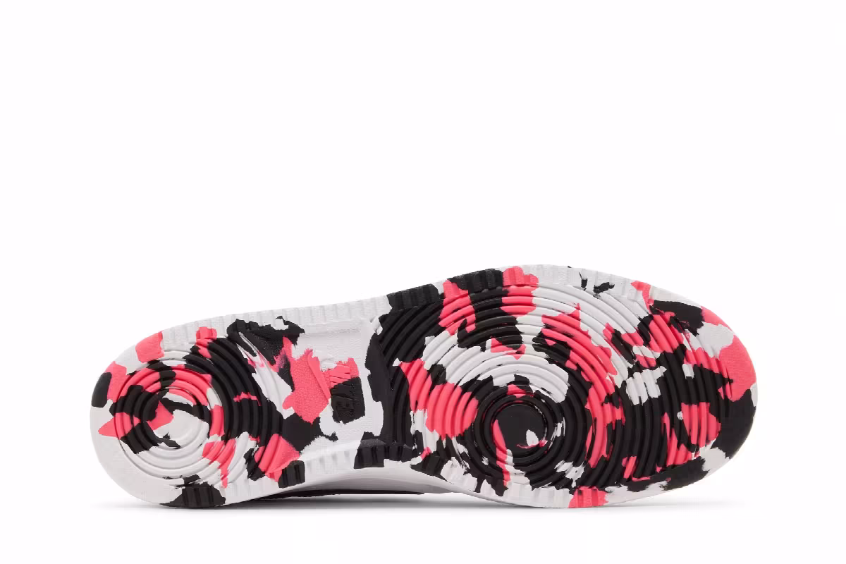 Nike Women's Court Vision Low White Multi Swoosh, view 5