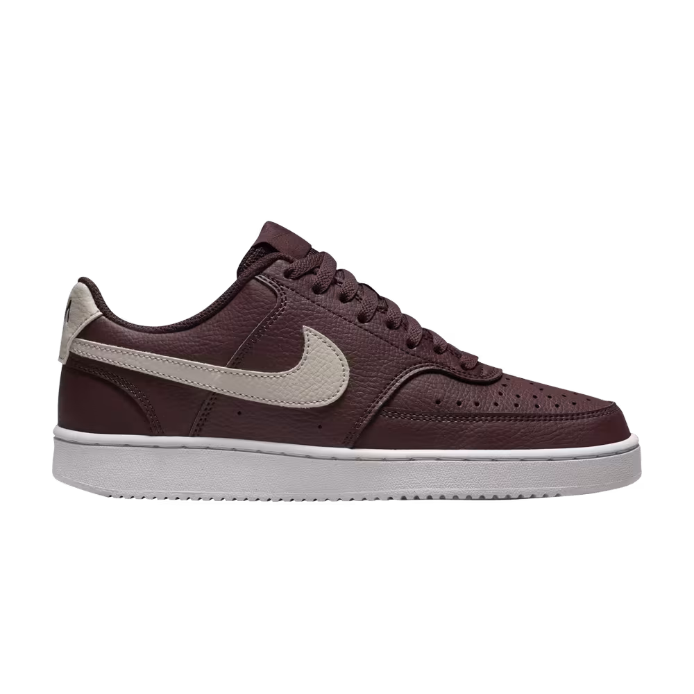 Nike Women's Court Vision Low Next Nature Burgundy Crush