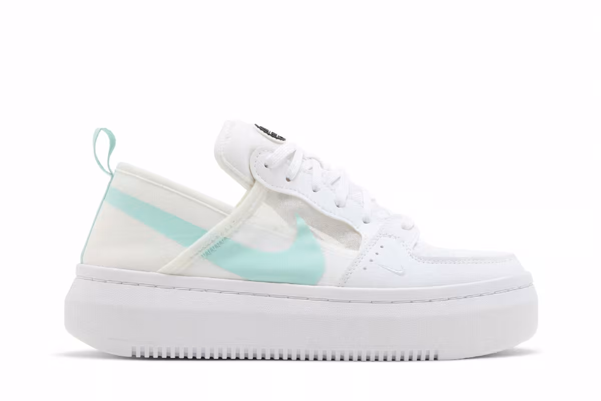 Nike Women's Court Vision Alta TXT White Light Dew, view 2