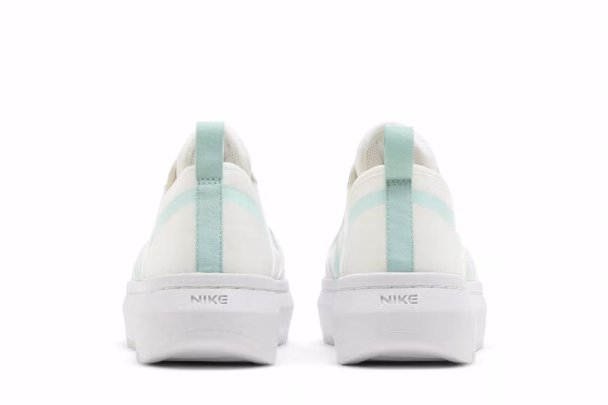 Nike Women's Court Vision Alta TXT White Light Dew, view 7
