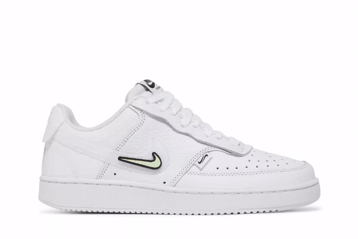 Nike Women's Court Vision Low Valentine's Day - White Volt, view 2