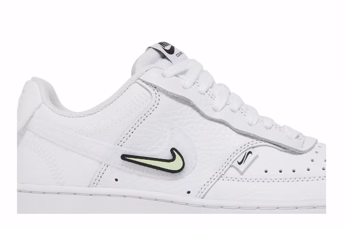 Nike Women's Court Vision Low Valentine's Day - White Volt, view 3