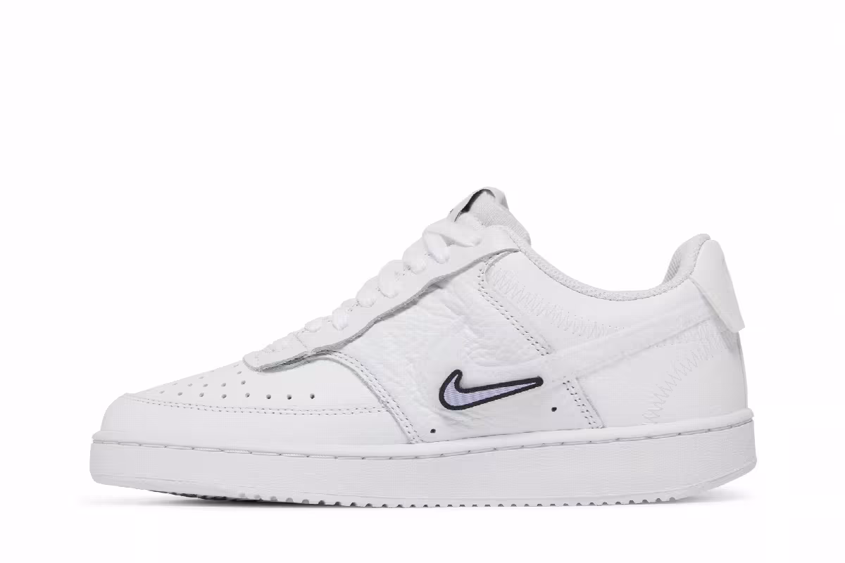 Nike Women's Court Vision Low Valentine's Day - White Volt, view 4