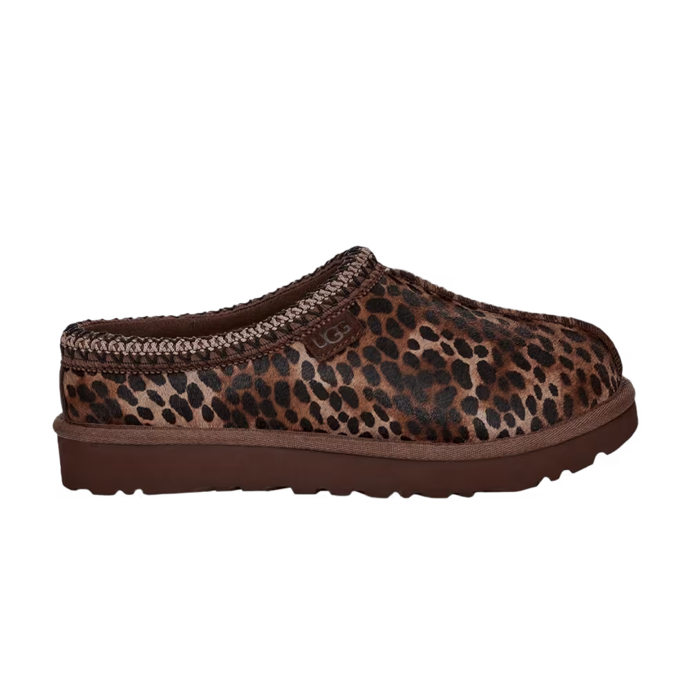 UGG Women's Tasman Caspian Slipper Burnt Cedar Cheetah