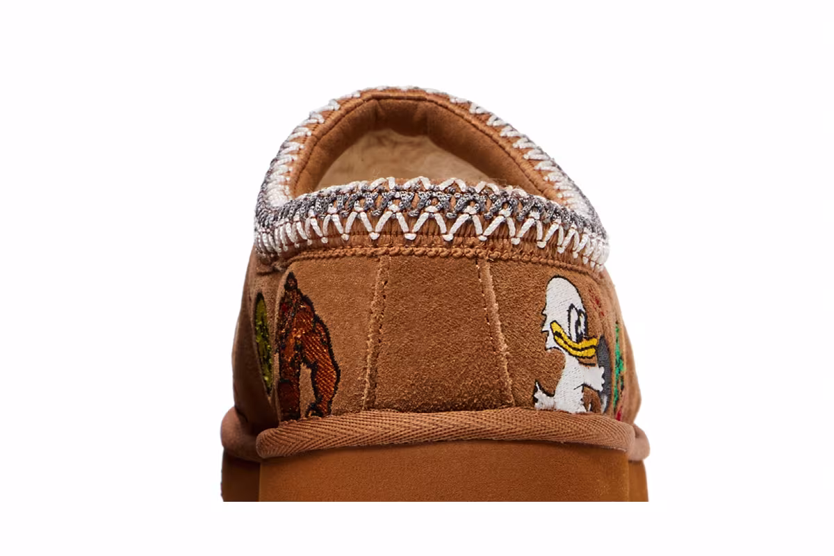 Palace x UGG Tasman Slipper Chestnut, view 8