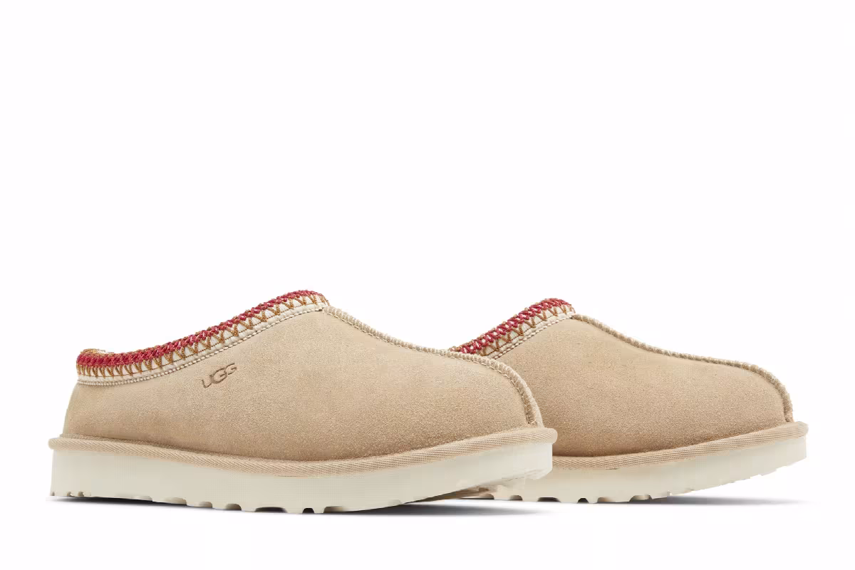 UGG Women's Tasman Slipper Sand Dark Cherry, view 9