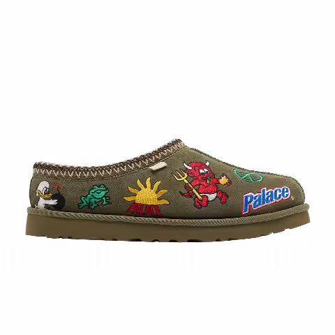 Palace x UGG Tasman Slipper 'Burnt Olive'