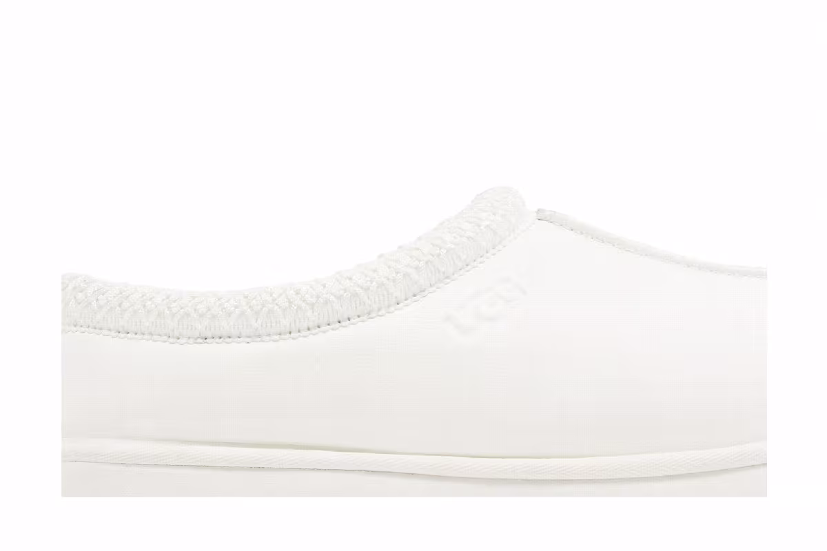 UGG Tasman Leather Slipper White, view 3