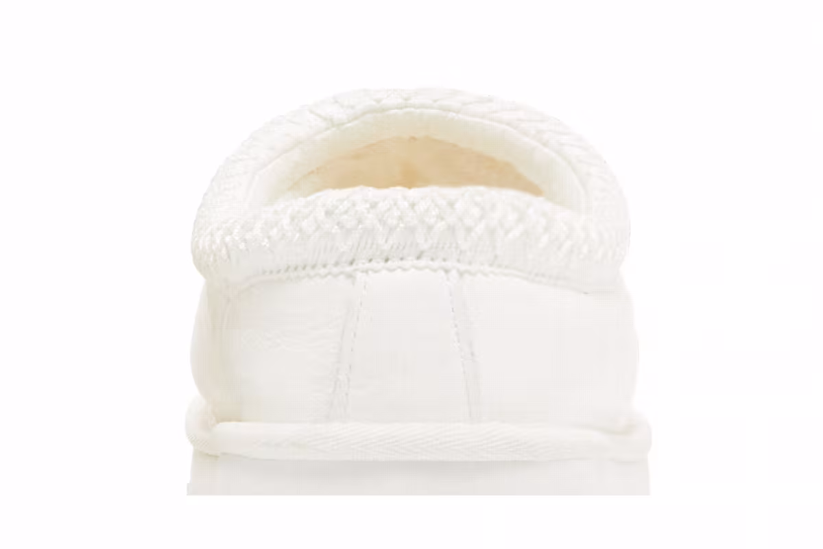 UGG Tasman Leather Slipper White, view 8
