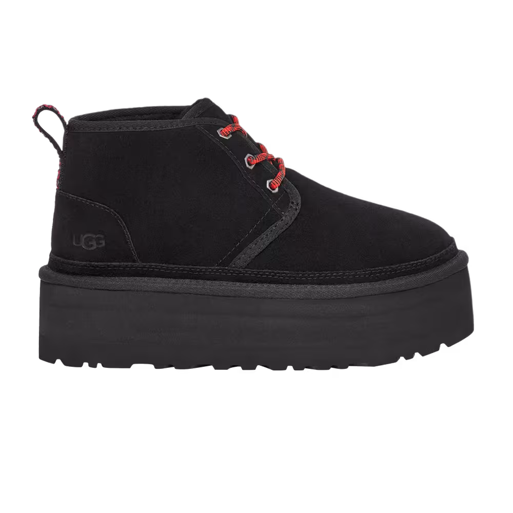 UGG Women's Neumel Heritage Platform Chukka Black