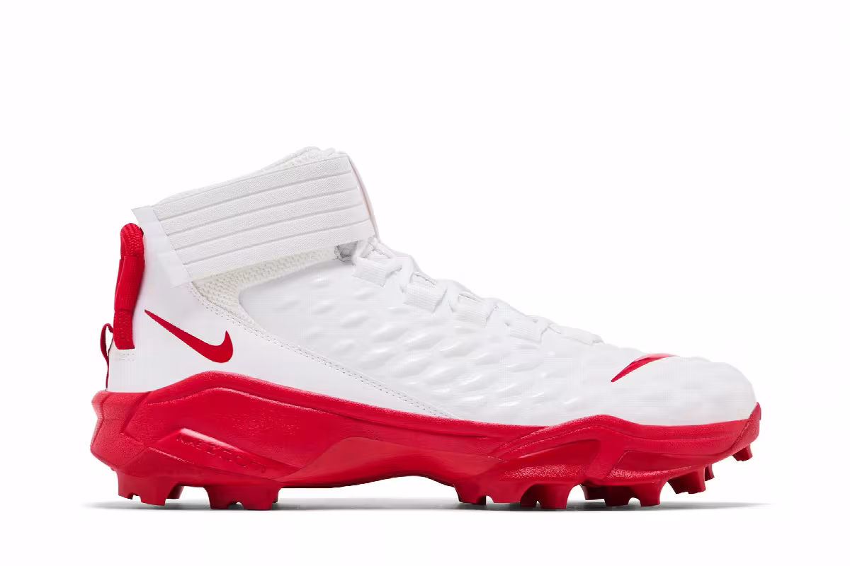 Nike Force Savage Pro 2 Shark White University Red, view 2