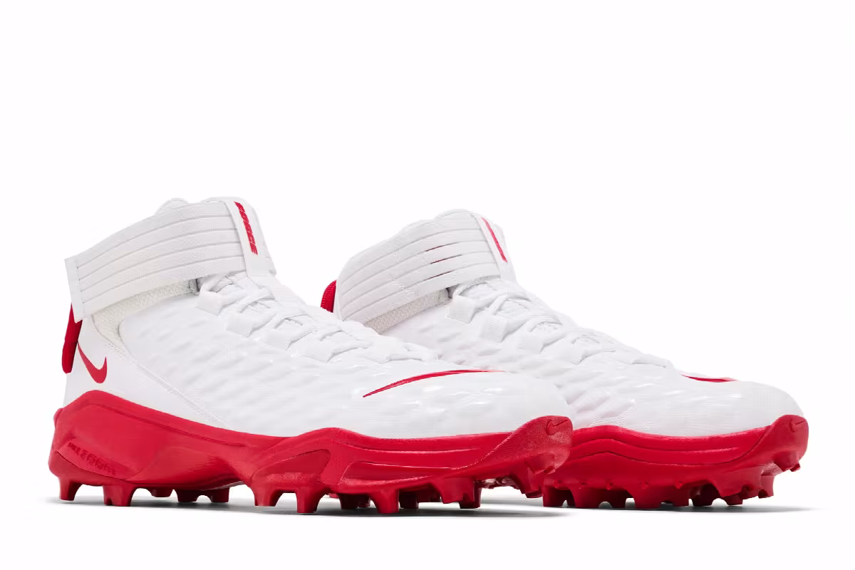Nike Force Savage Pro 2 Shark White University Red, view 9