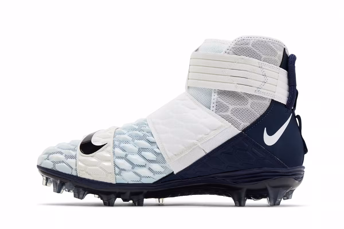 Nike Force Savage Elite 2 White College Navy, view 4