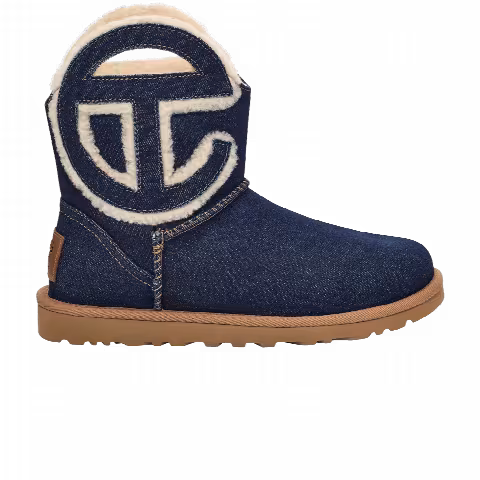 Telfar x UGG Logo Mini Boot 'Indigo Denim'