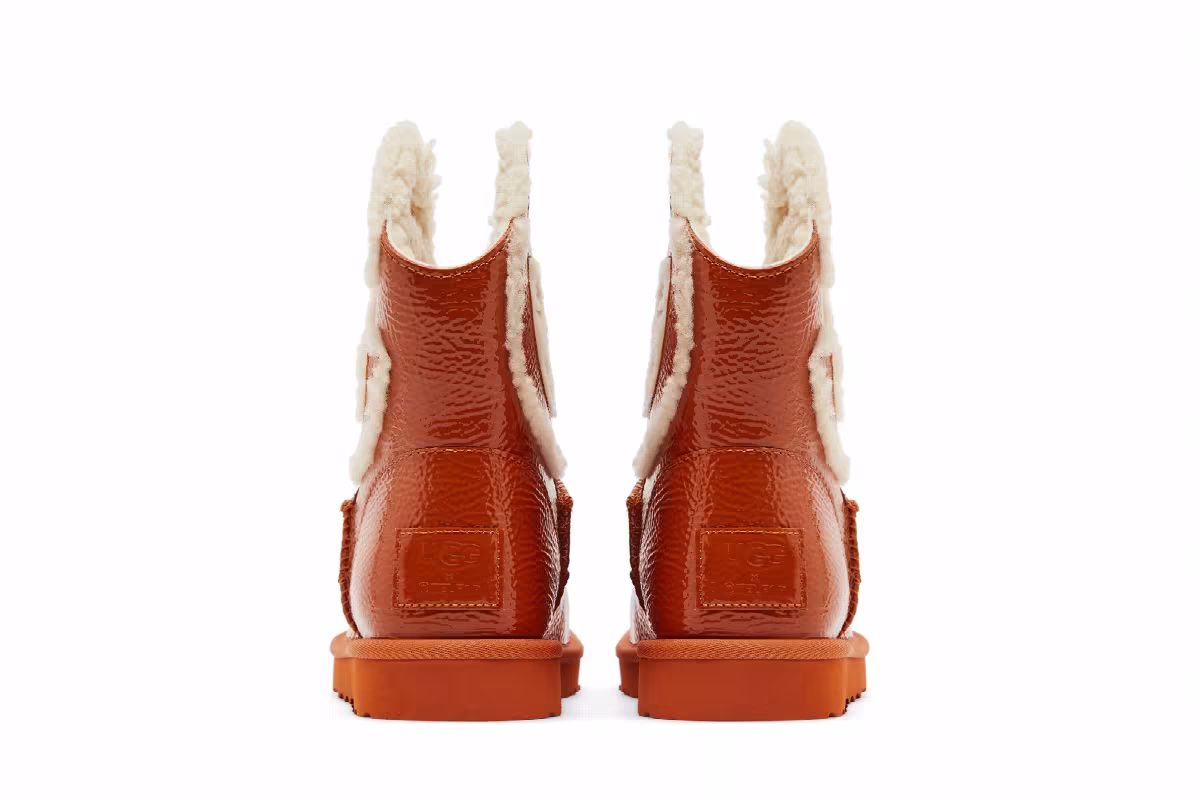 UGG Telfar x Logo Mini Boot Crinkle - Spicy Pumpkin, view 7