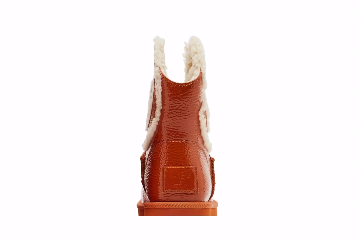 UGG Telfar x Logo Mini Boot Crinkle - Spicy Pumpkin, view 8