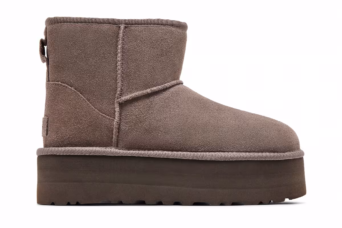 UGG Women's Classic Mini Platform Boot Smoke Plume, view 2