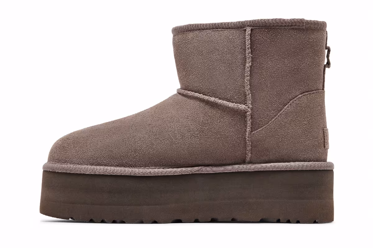 UGG Women's Classic Mini Platform Boot Smoke Plume, view 4