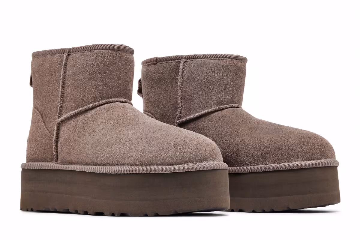 UGG Women's Classic Mini Platform Boot Smoke Plume, view 9