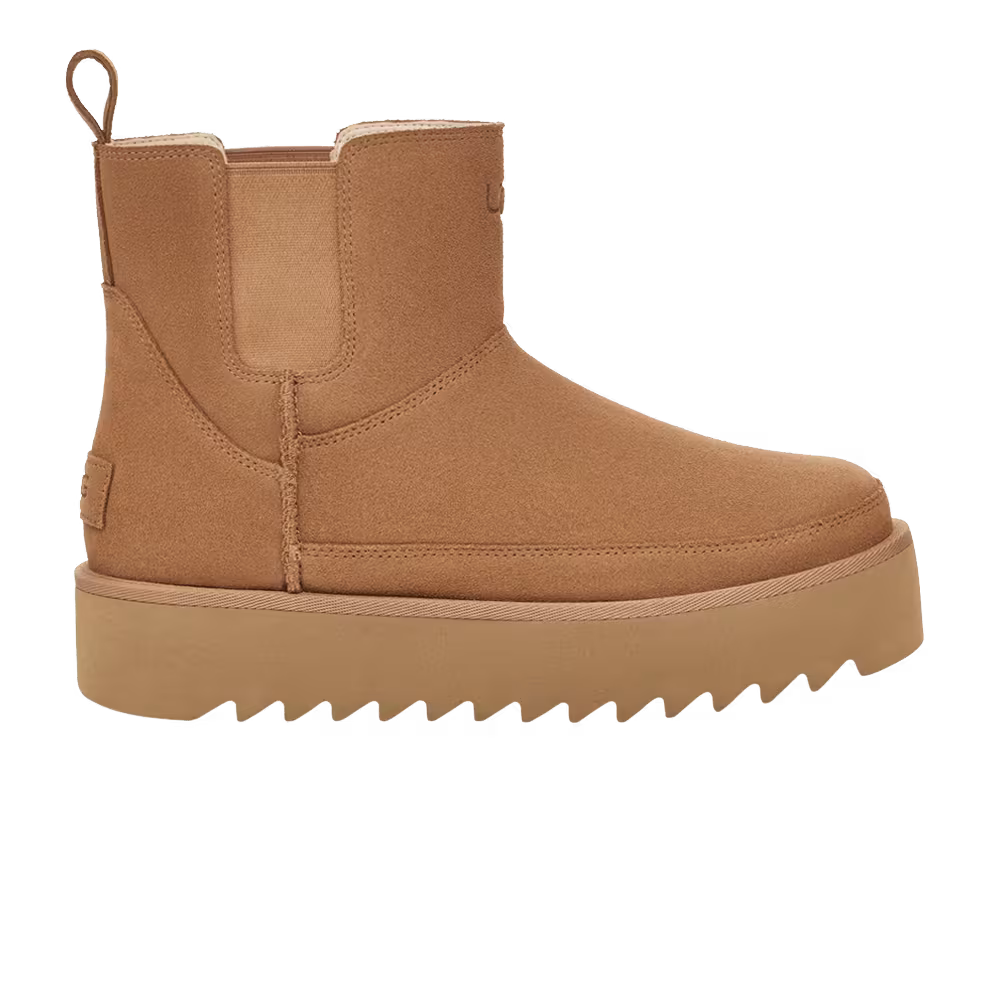 UGG Women's Chelsea Platform Mini Boot Chestnut