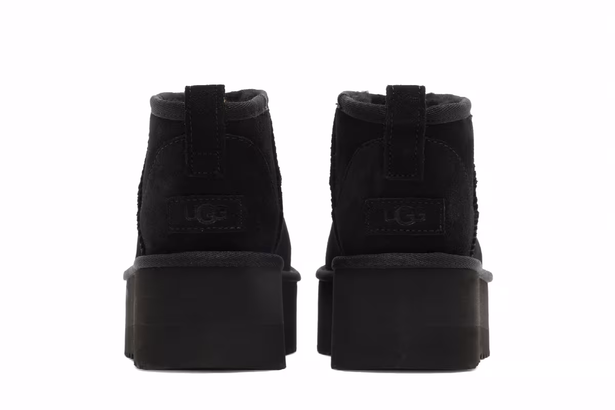 UGG Women's Classic Ultra Mini Platform Boot Black, view 7