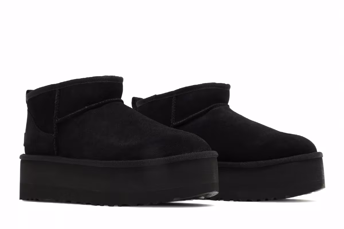 UGG Women's Classic Ultra Mini Platform Boot Black, view 9