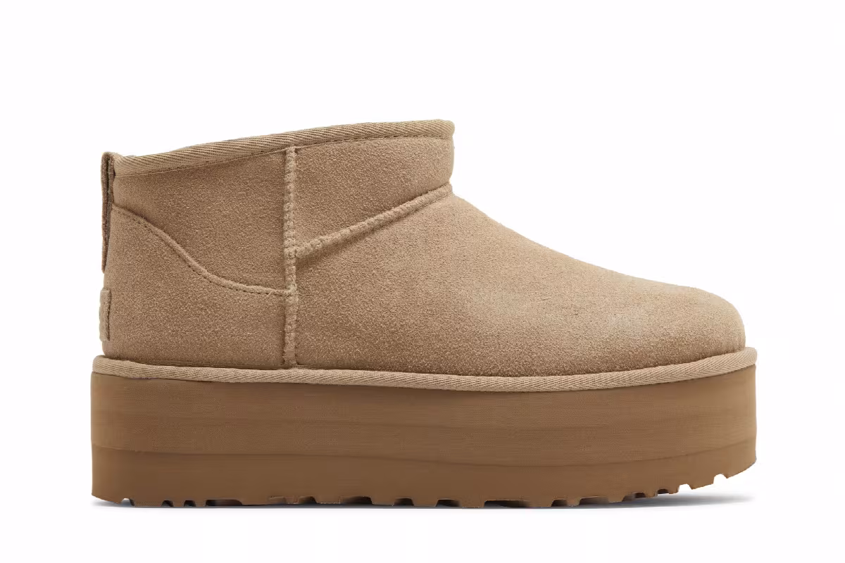 UGG Women's Classic Ultra Mini Platform Boot Sand, view 2