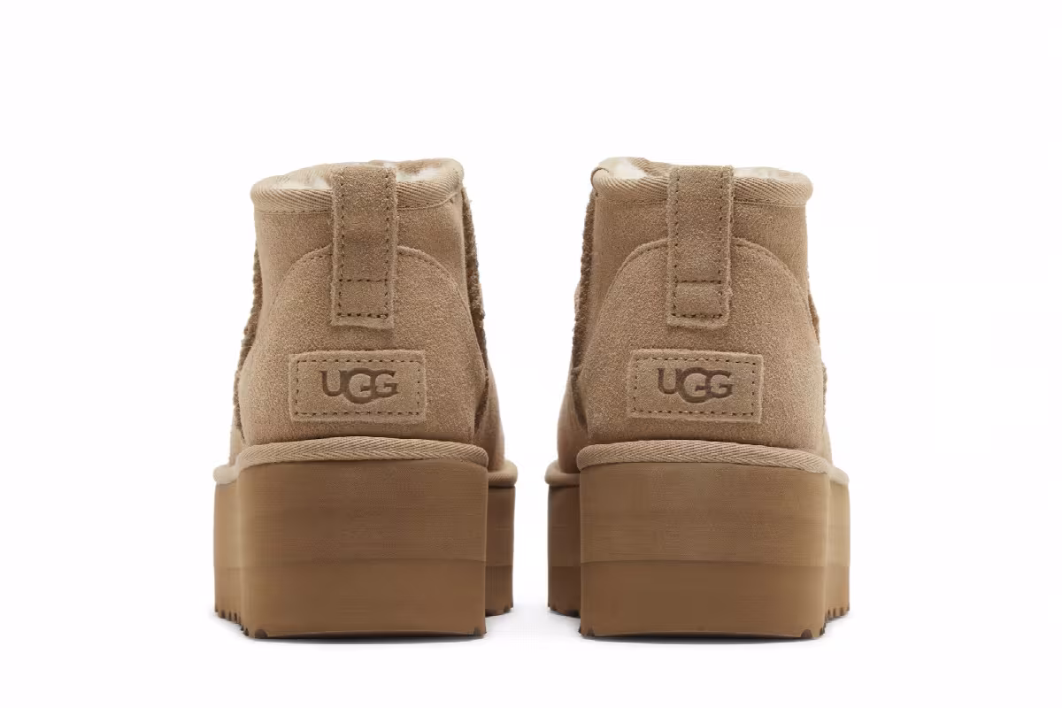 UGG Women's Classic Ultra Mini Platform Boot Sand, view 7