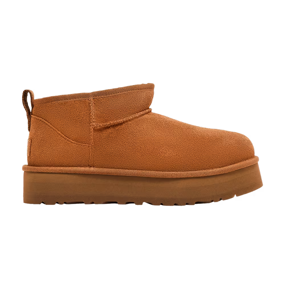 UGG Classic Ultra Mini Platform Boot Kids Chestnut