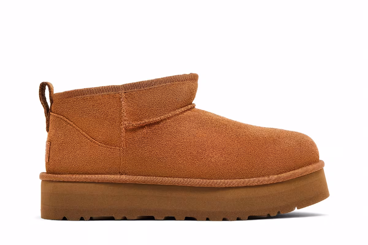 UGG Classic Ultra Mini Platform Boot Kids Chestnut, view 2