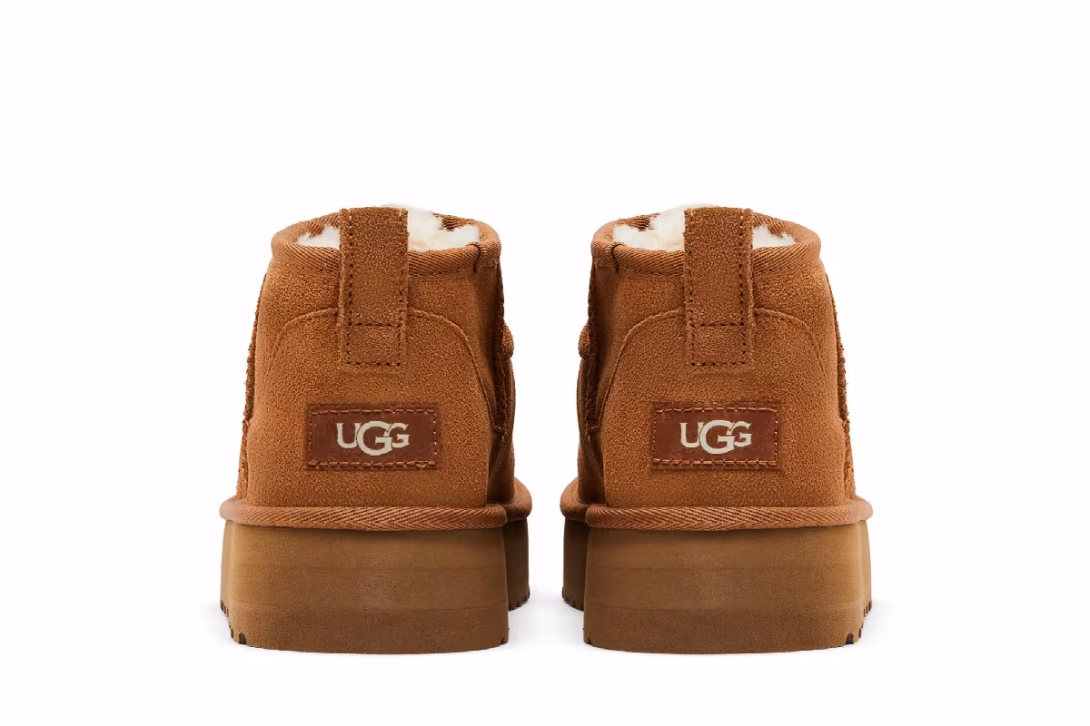 UGG Classic Ultra Mini Platform Boot Kids Chestnut, view 7