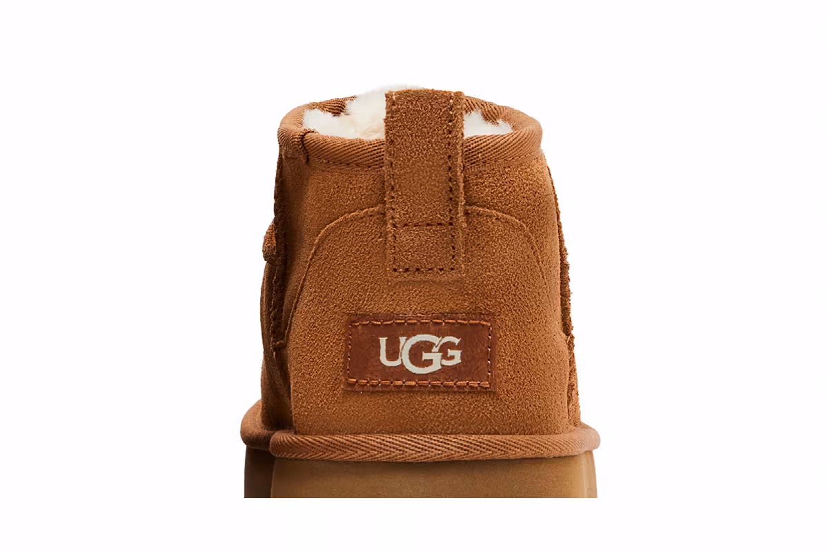 UGG Classic Ultra Mini Platform Boot Kids Chestnut, view 8