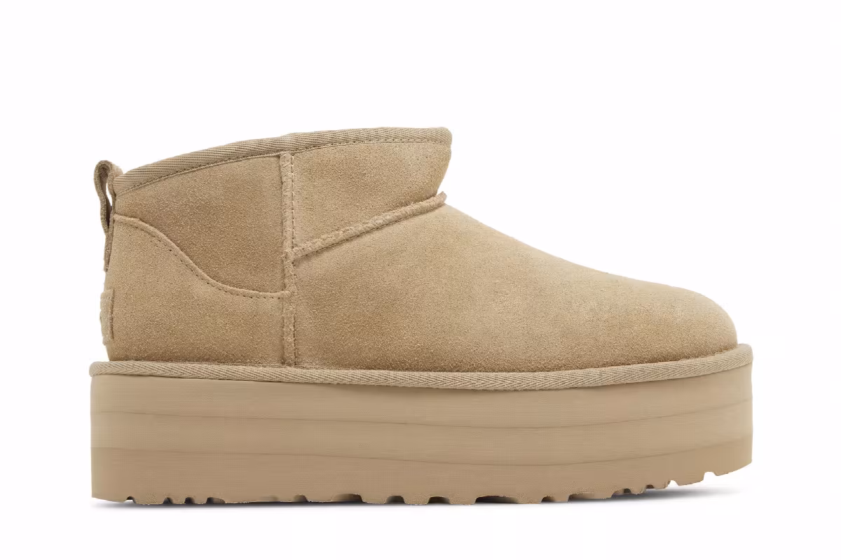 UGG Women's Classic Ultra Mini Platform Boot Mustard Seed, view 2