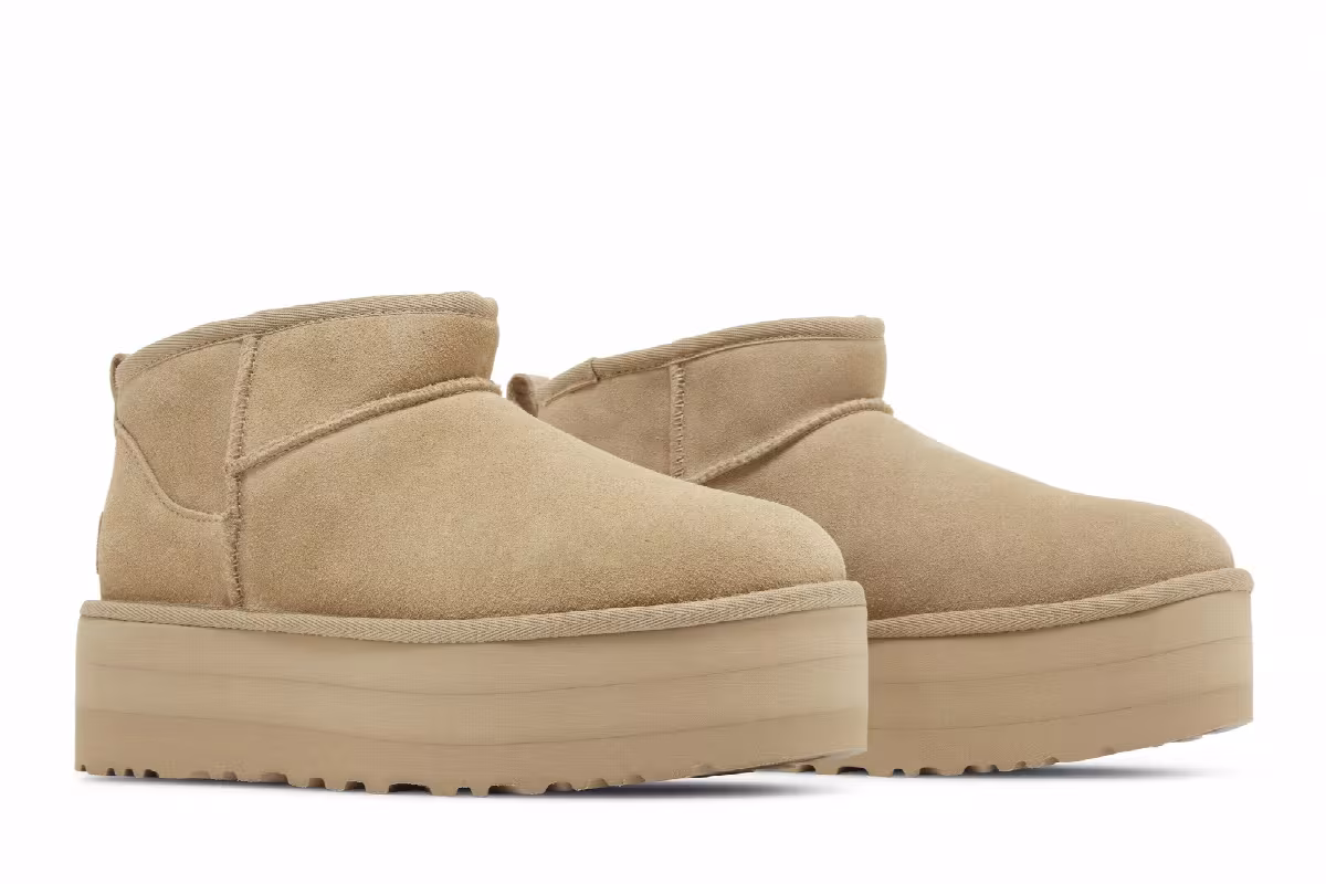 UGG Women's Classic Ultra Mini Platform Boot Mustard Seed, view 9