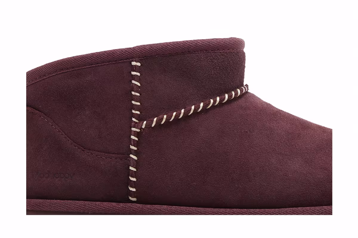 Madhappy x UGG Women's Classic Ultra Mini Boot Wild Grape, view 3