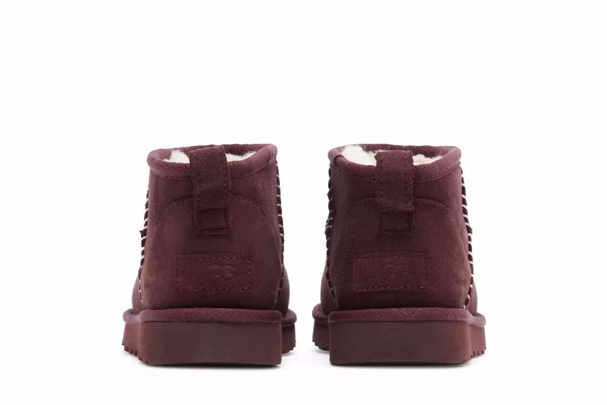 Madhappy x UGG Women's Classic Ultra Mini Boot Wild Grape, view 7
